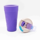Plastic Silicone Reusable Biodegradable Coffee Cup Outdoor Travel use